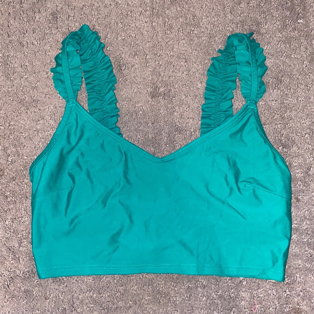 Aerie Ruffle Strap Tankini Top